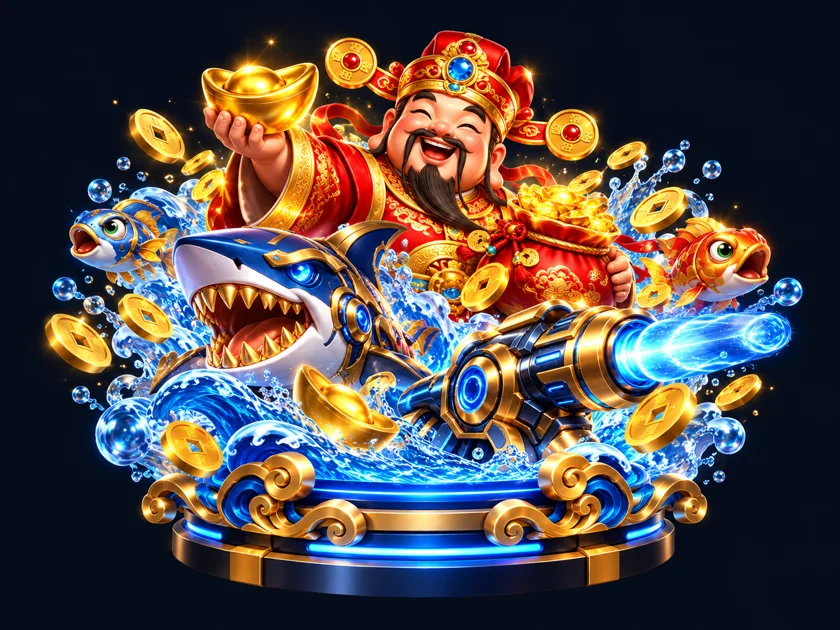 Fishing game category illustration